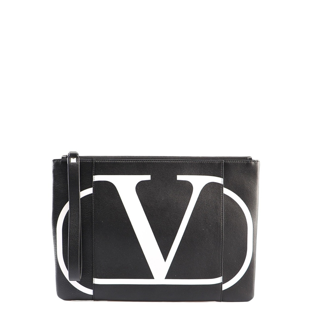 Valentino Garavani Clutch with  Logo travel, makeup, evening clutch.